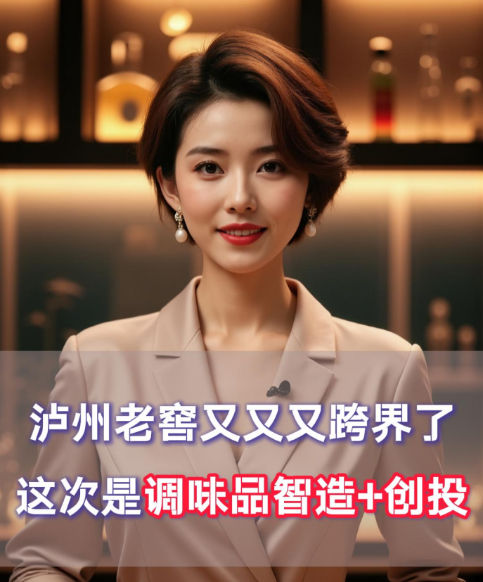爱酒突发：泸州老窖又又又跨界了！这次是调味品智造+创投