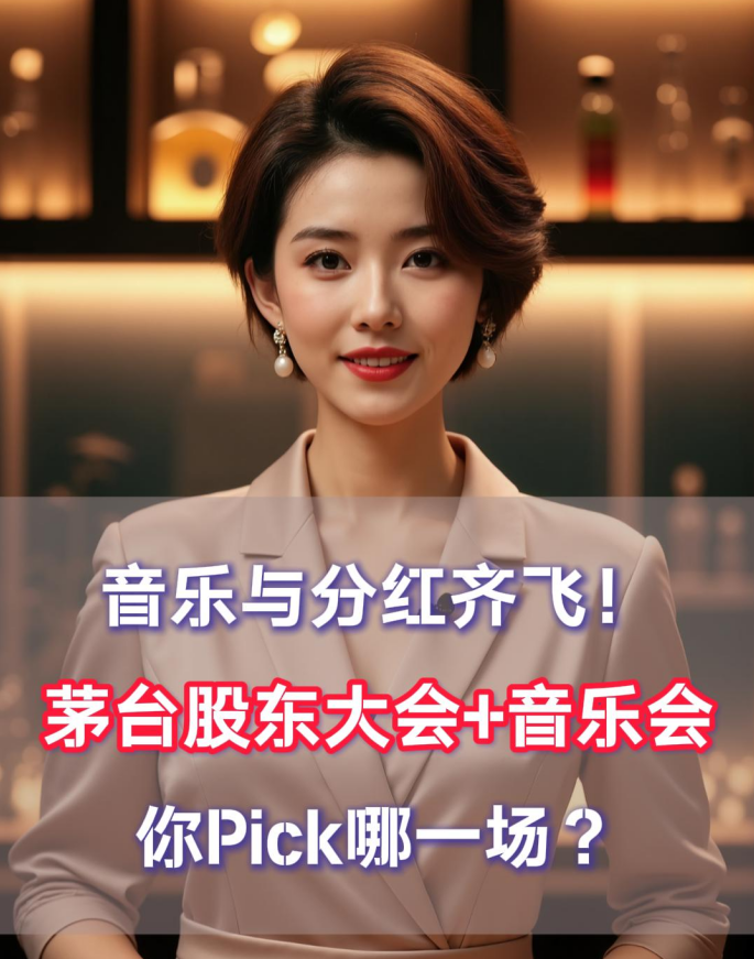 爱酒突发：音乐与分红齐飞！茅台股东大会+音乐会双刷屏，你Pick哪一场？