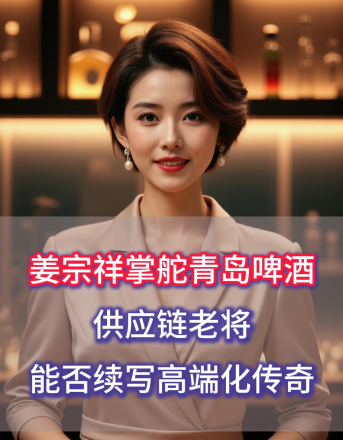 爱酒突发：姜宗祥掌舵青岛啤酒，供应链老将能否续写高端化传奇