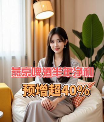 爱酒突发：燕京啤酒半年净利预增超40%