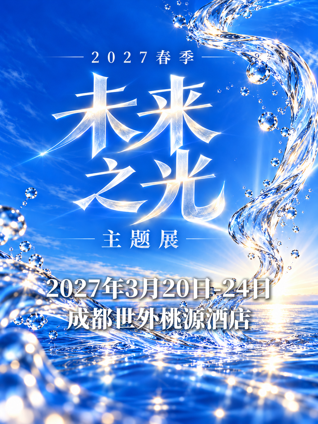 2027年3月20日-24日，相约成都世外桃源酒店，在2027春季&ldquo;未来之光&rdquo;主题展发现酒业增量主力